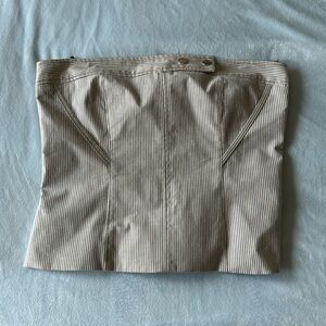 Zara Strapless Striped Top